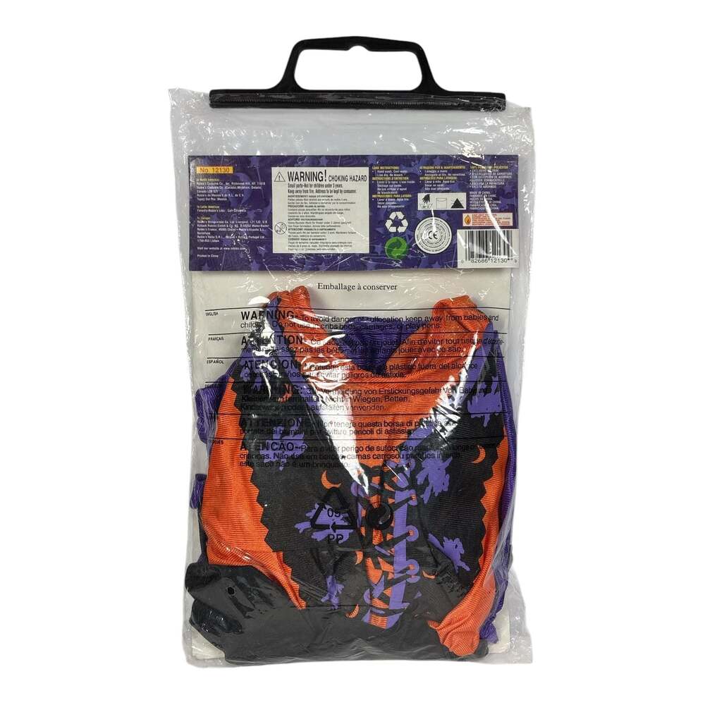 Rubie's Pretty Witch Girls Child Size Small 4-6 Halloween Costume Purple Orange - Picture 4 of 4